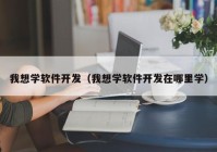 我想学软件开发（我想学软件开发在哪里学）