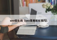 seo优化词（seo常用优化技巧）