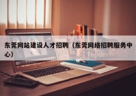 东莞网站建设人才招聘（东莞网络招聘服务中心）