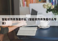 智能软件开发是什么（智能软件开发是什么专业）