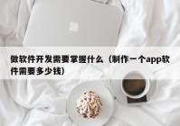 做软件开发需要掌握什么（制作一个app软件需要多少钱）